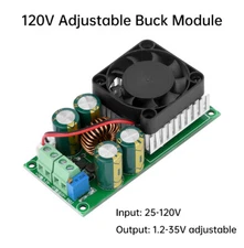 DC-DC DC Adjustable Buck Module 120V100V96V72V48V36V to 24V19V15V12V9V5V3V 10A