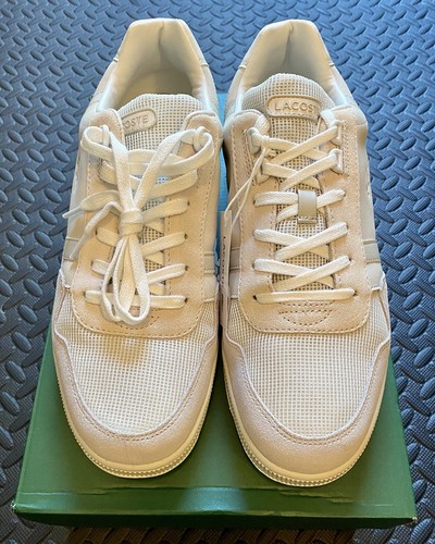 Lacoste Herren T-Clip Sneaker, OFF WHT/LT GRY Gr. 10 Neu im Karton! - Bild 7 von 9