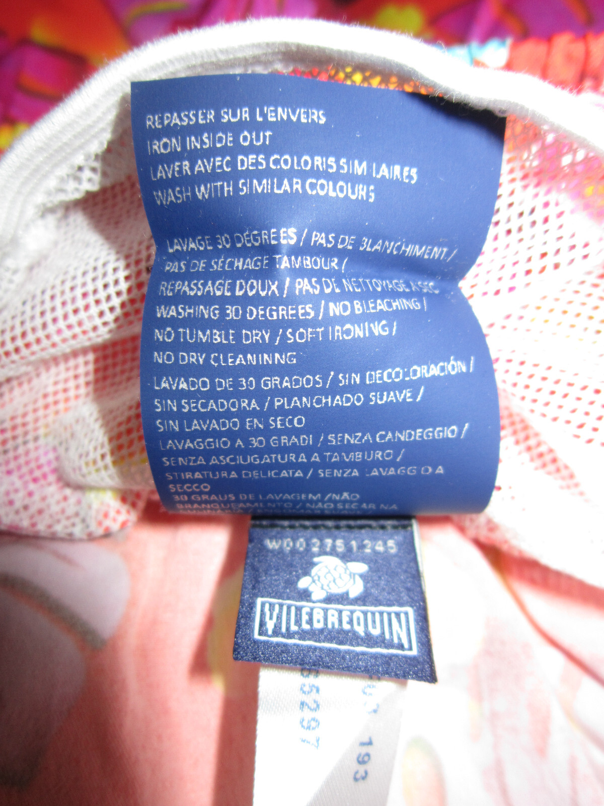 VILEBREQUIN Moorise Swim Trunk Trunks NEFLE Multicolored Sz 2XL $310