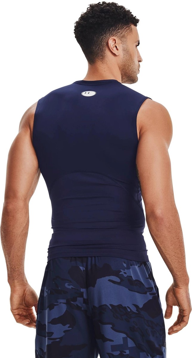 1361522-410] MENS UNDER ARMOUR HEATGEAR ARMOUR SLEEVELESS | eBay