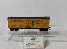 Micro-Trains #49390 Fruit Dispatch Mobile And Ohio Reefer N-Scale