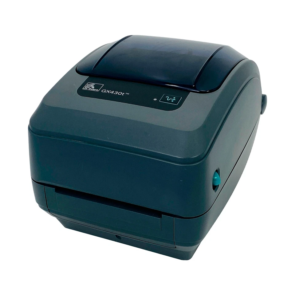 TESTED Zebra GX430T Thermal Transfer Label Barcode Printer 300 dpi USB Serial - Image 3 of 4