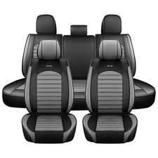 Seat Cover Tailored For 2009-2024 Ford F150 F-150 Crew Cab Front+Rear Seat