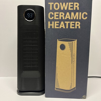 Wind Talk 1500W Indoor Heater, Electric Portable Ceramic Temp Control(No Remote)