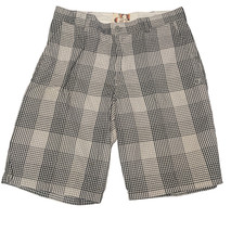 Op Ocean Pacific Mens Board shorts Swim Trunks Blue Plaid Sz 36