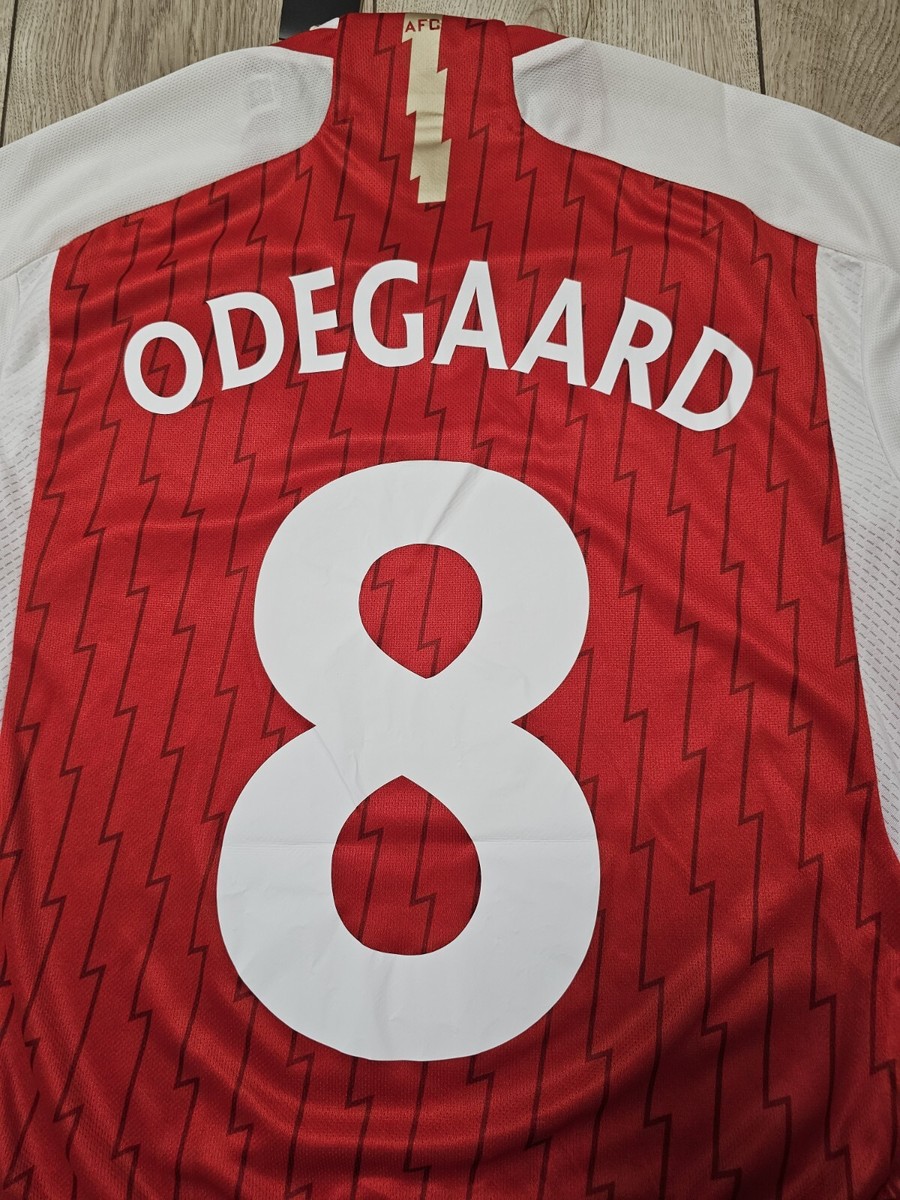 ARSENAL 2023 2024 HOME ODEGAARD FOOTBALL SHIRT SOCCER JERSEY S
