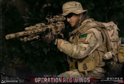 ミリタリー NAVE SEALS TEAM VI Navy Seal Team VI Art Figures - Machinegun