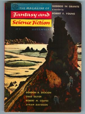 Sept 1957 Magazine of FANTASY & SCIENCE FICTION! St. Dragon & George by Dickson!