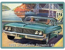1962 Oldsmobile Dynamic 88 Auto Car Refrigerator Tool Box Magnet