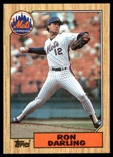 Ron Darling 1987 Topps #75 New York Mets MLB READ FREE SHIPPING AutographDen