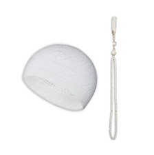 ESERRA Kufi Hats for Men Muslim, Prayer Cap, Handicraft Taqiyah, Taqiyah Cap,...