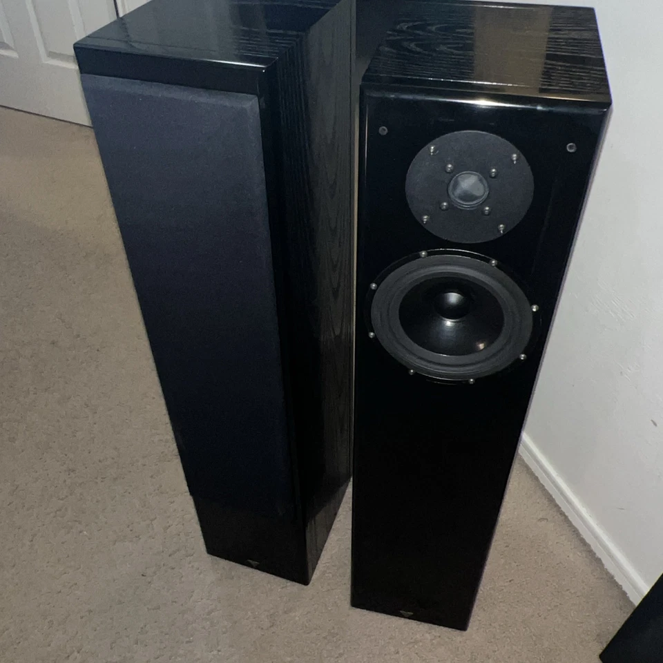 Beautiful Vienna Acoustics Bach Floor Speakers  Wood Austrian Mint - Image 2 of 4