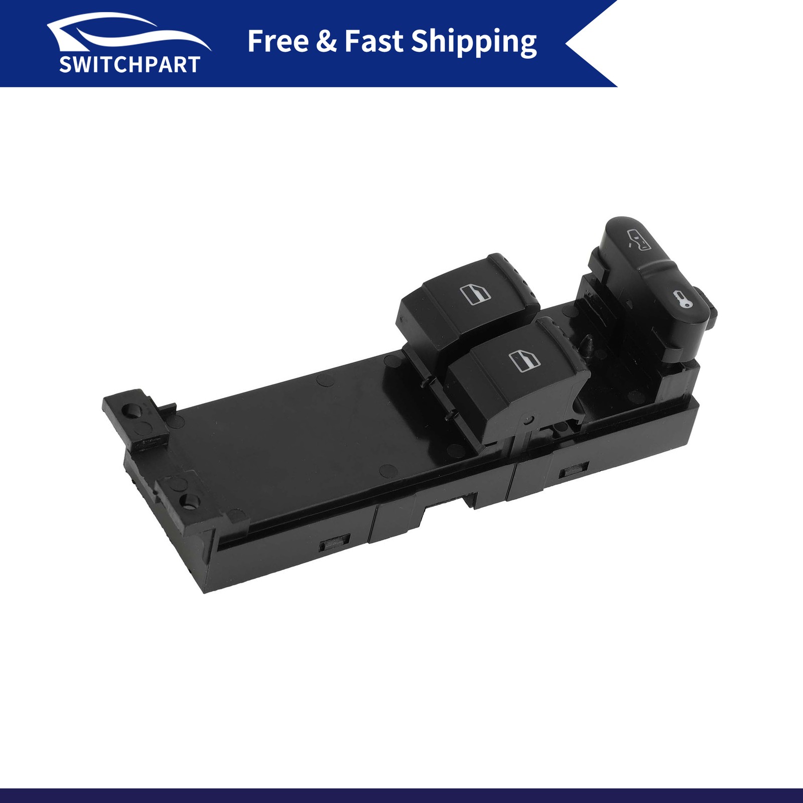 Front Left Power Window Switch for Skoda Fabia 2000-2008 OEM 1J3959857A