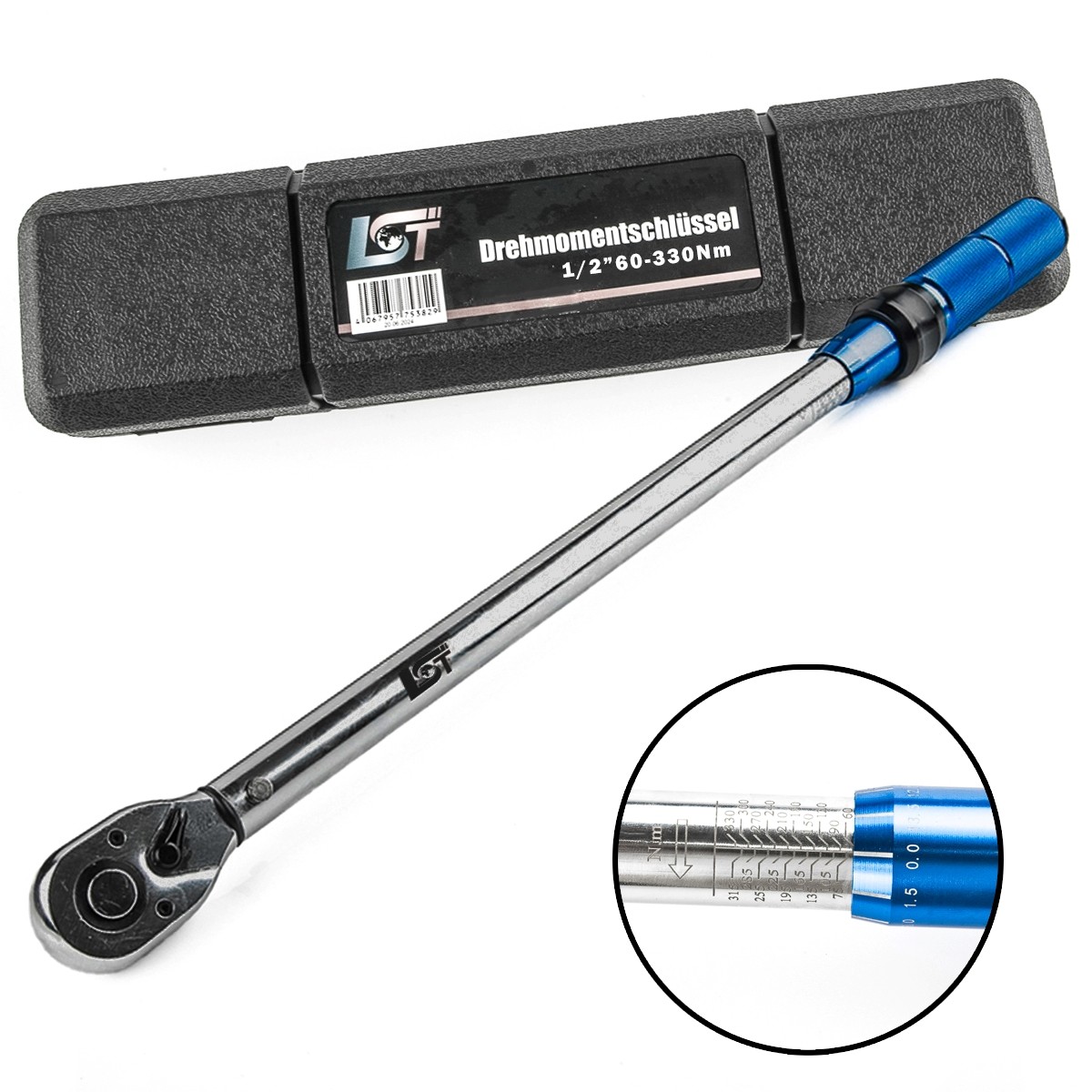 LST Torque Wrench 1/2 Inch 60-330 Nm Torque Tool 1/2""