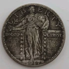1917-D Standing Liberty Quarter 25c