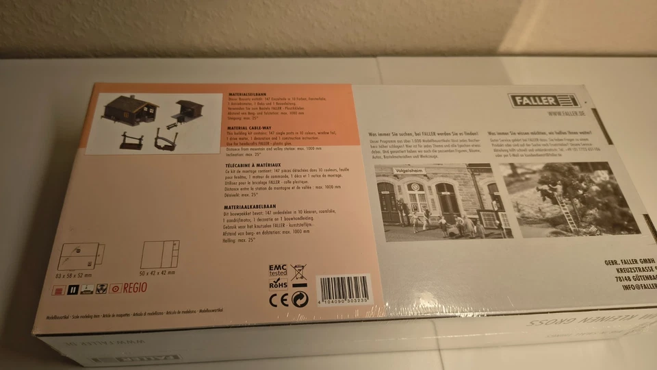H0 Faller 130323 Materialseilbahn Neu - Bild 3 von 4