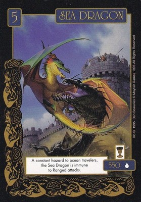 Sea Dragon - FAD Base Set - Fantasy Adventures CCG