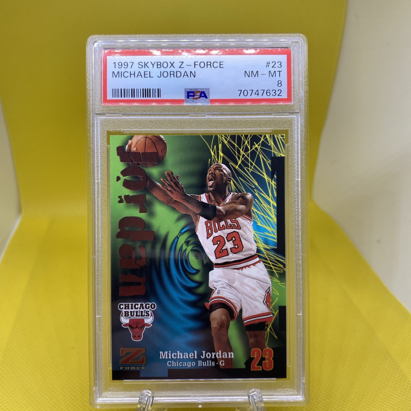 1997 SKYBOX Z-FORCE Michael Jordan #23 PSA 8