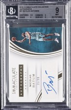 2015-16 IMMACULATE COLL AUTOS [#35/99] #21 NICOLAS BATUM BGS 9