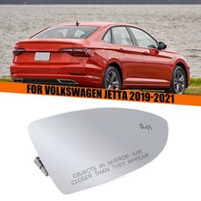 Para VW Jetta 2019-2021 lado del pasajero derecho térmico con espejo de punto ciego de vidrio