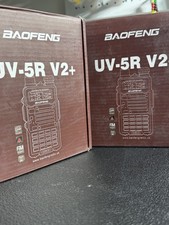 US Baofeng UV-5R V2 Dual-Band Two-way Radio Walkie Talkie Two Sets 
