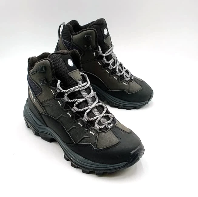 Merrell Thermo Chill Mid Waterproof Hiking Gray High-Top Snow Boots Size 8.5 Men