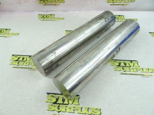 2PCS (18LBS) OF 316 STAINLESS STEEL ROUND STOCK 2" X 10"