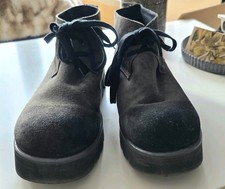 Coole RUNDHOLZ Boots Gr.40 Wildleder, grau,TOP!!