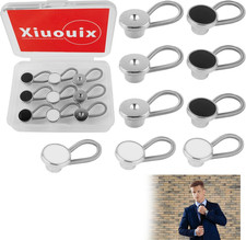 Collar Extenders for Mens Shirts,9Pcs Neck Button Extender for Dress Shirts,Elas
