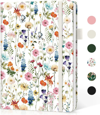 Lined Journal Notebook for Women & Men, Hardcover Leather Journal for writing, A