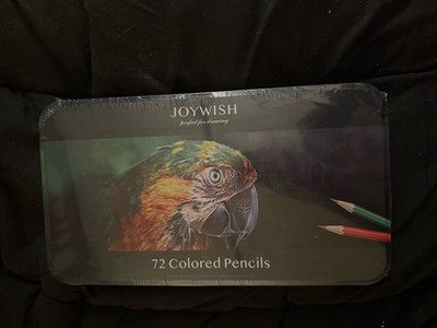 72 Joywish Colored Pencils in Metal Box NEW Shipping Included