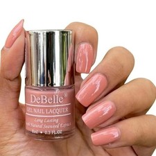 Debelle Gel Nail Polish Salmon Ballerina Dusty Nude Nail Paint Non Uv - Glossy