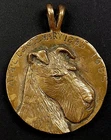 1885-1985 AFTC Centenary pendant! Fox Terrier and Smooth Terrier! 16.1 g, 29 mm!