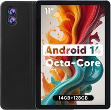 Android Tablet 11 inch 14 6 8 GB RAM 128GB ROM Octa-Core Processor, Large Scr