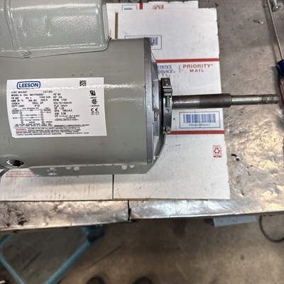 #ad #ad M412227 Rebuilt Motor W new Bearings 3 4 Hp Unimac Dryer M412227p Bench Tested $750.00