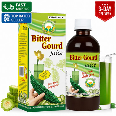 Basic Ayurveda Bitter Gourd (Karela) Juice | 16.23 Fl 16.32 Oz (Pack of 1) 