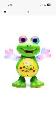 Electric Dancing Frog with Lights and Music for Kids Electronic Toys