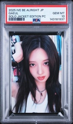2025 IVE GAEUL   PSA 10   BE ALRIGHT Solo Jacket Edition Photocard