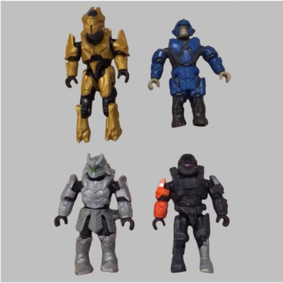 #ad #ad Mega Bloks Construx Halo HKT17 Elite Ultra Spartan Anubis Brute in Loose Set $40.00