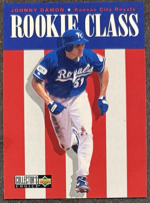 1996 Collector's Choice Rookie Class #10 Johnny Damon Kansas City Royals