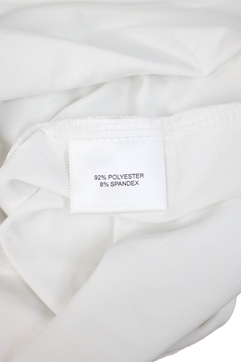 Peter Millar Womens Basic Polo White Collared But… - image 5