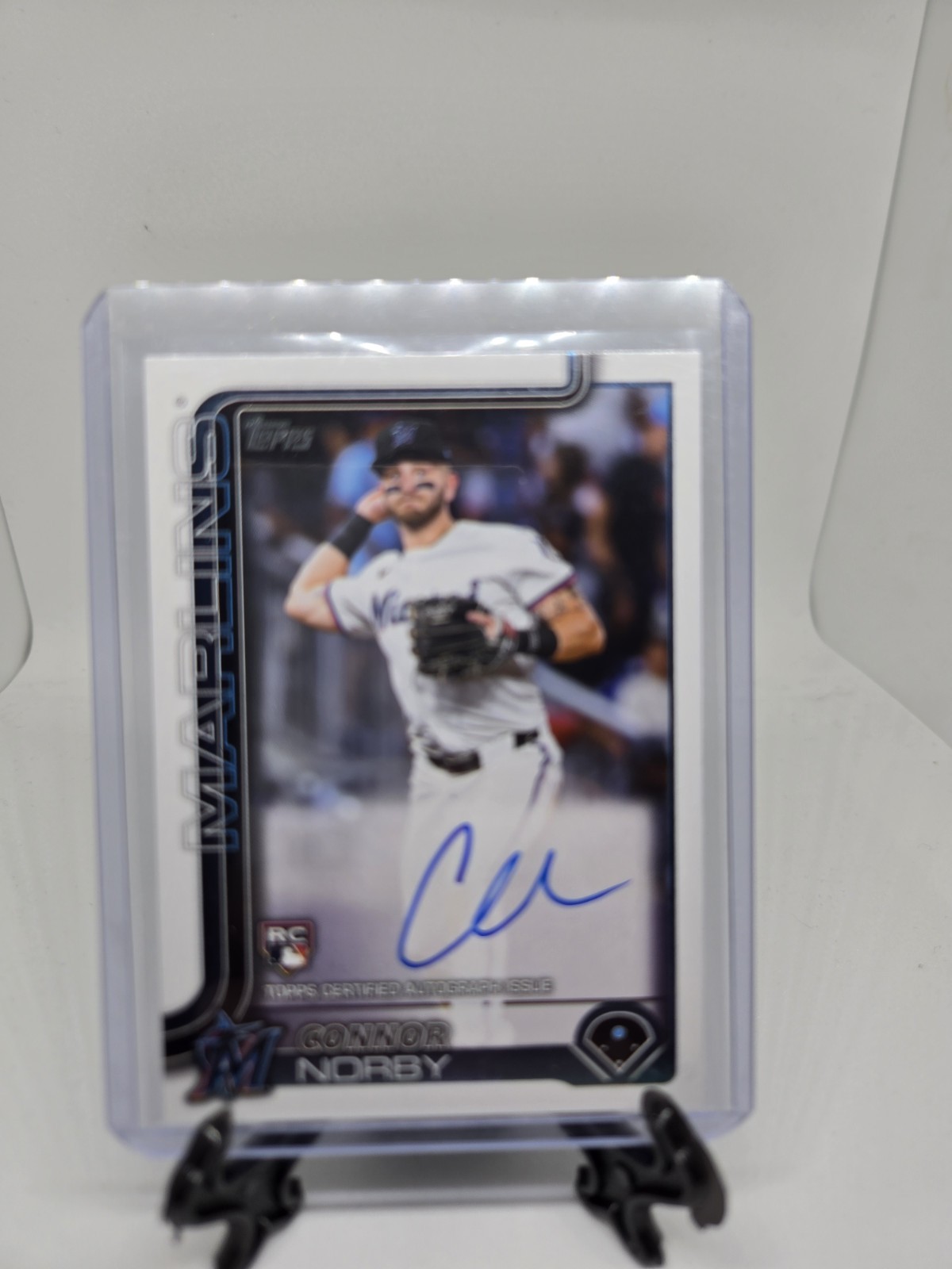 2025 Topps Series 1 - Flagship Real One Autographs Connor Norby #132 Rookie