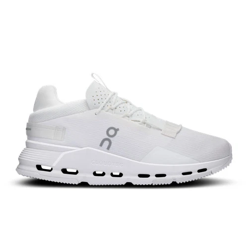 Women's On Cloudnova 2, All White, 7.5 B Medium US