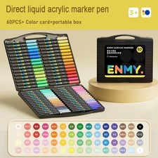ENMY Acrylic Paint Marker Pen Soft Tip Quick Dry Art Graffiti DIY Craft Supplies — image 11