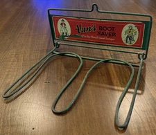 Van's Boot Saver Advertising Holder Minneapolis, MN.  Vintage Boots