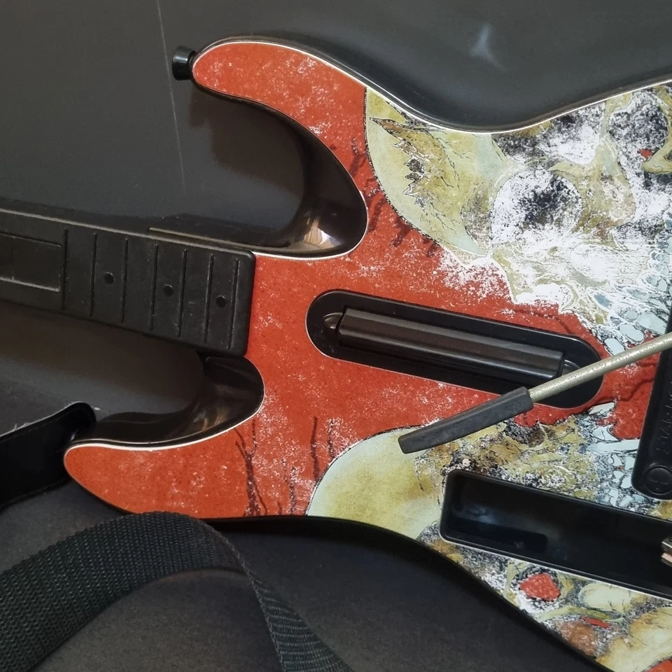 Nintendo Wii Metallica RedOctane Wireless Controller Guitar Hero 95835.805 GC - Image 3 of 4