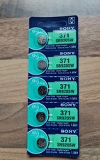 Genuine Sony 371 SR920SW Watch Batteries 1.55V Silver.