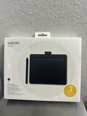 Wacom Intuos Small Graphics Drawing Tablet, includes Training & Software; 4 Cust