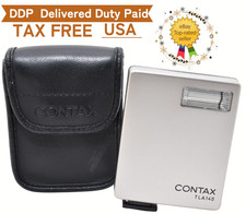 Tested  UNUSED w/Case Contax TLA140 Shoe Mount Flash for G1 G2 From JAPAN 636
