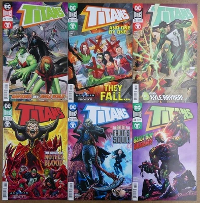 6 COMICS TITANS 29 à 34 DC 2019 Abnett Jung - Photo 1/2